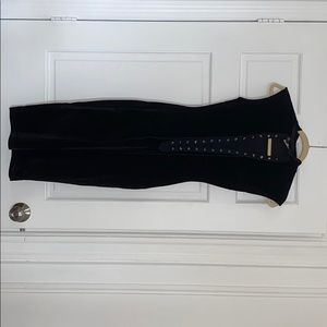 Black velvet suede dress, never worn before